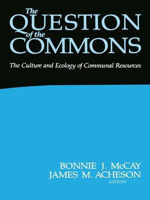 cover image of The Question of the Commons